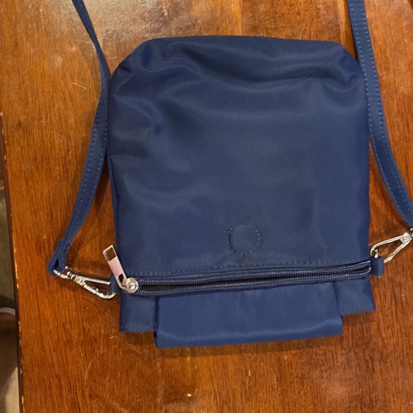 Purse Book Bag Blue Great Condition lots of secret compartments. Crossbody Bag - Picture 6 of 6